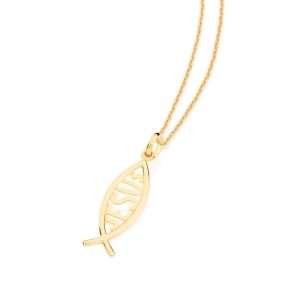 Dije jesus colgante enchapado en oro de 18k