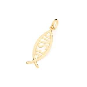 Alternative view of Dije jesus colgante enchapado en oro de 18k