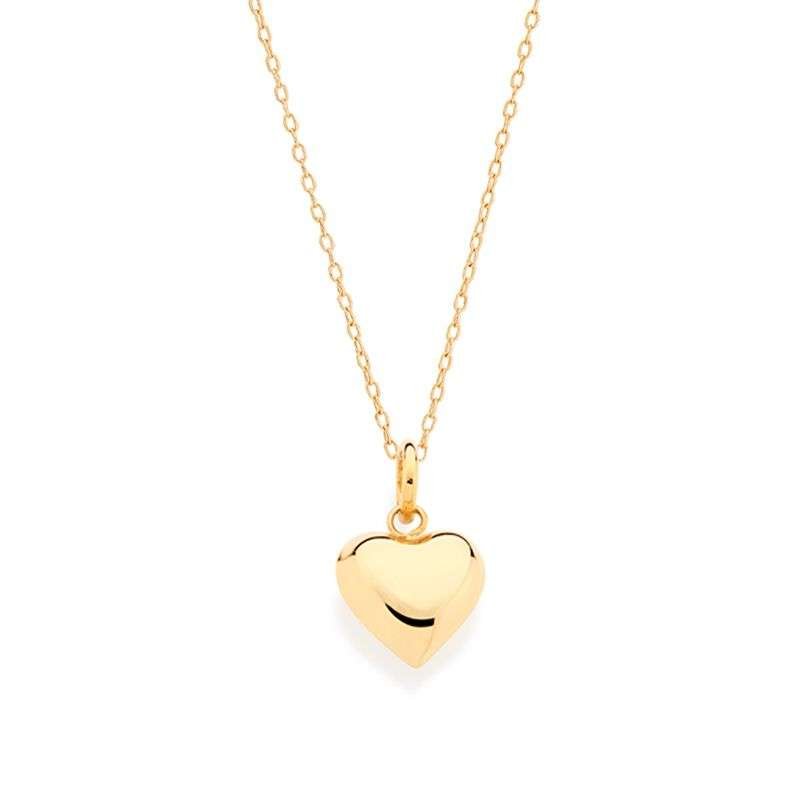Dije de corazón enchapado en oro de 18k 5 Dije de corazón enchapado en oro de 18k - Imagen 3