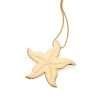 Dijes maxi de estrella de mar enchapadas en oro de 18k 2 dijes maxi de estrella de mar enchapadas en oro de 18k 2