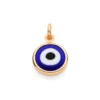 Dije Ojo Turco Enchapado En Oro 18K - Azul 2 dijes ojo turco enchapados en oro 18k azul nuevo