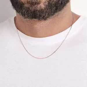 Home 32 Gargantilla con corte diamante enchapada en oro de 18k