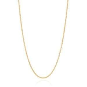 Alternative view of Gargantilla con corte diamante enchapada en oro de 18k