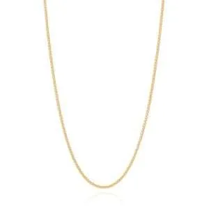 Alternative view of Gargantilla con corte diamante enchapada en oro de 18k