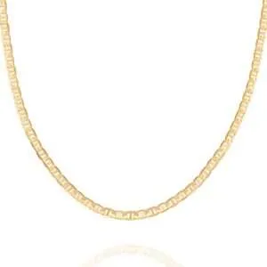 Alternative view of Gargantilla corte de diamante enchapada en oro de 18k