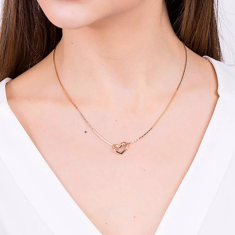 Gargantilla de Corazón Enchapados en Oro 18K 5 Gargantilla de Corazón Enchapados en Oro 18K - Imagen 3