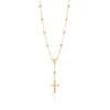 Gargantilla De Rosario Enchapada En Oro18K 1 Gargantilla Enchapada En Oro 18K