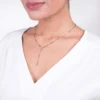 Gargantilla Rosario de Colores Enchapados en Oro 18K - Imagen 3