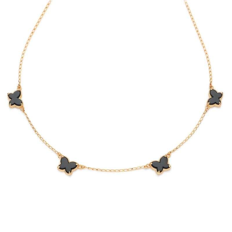 Gargantilla de mariposas Enchapadas en Oro de 18k 5 Gargantilla de mariposas Enchapadas en Oro de 18k - Imagen 3