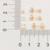 Kit de Aretes de Circonias Enchapados en Oro 18K - Imagen 5