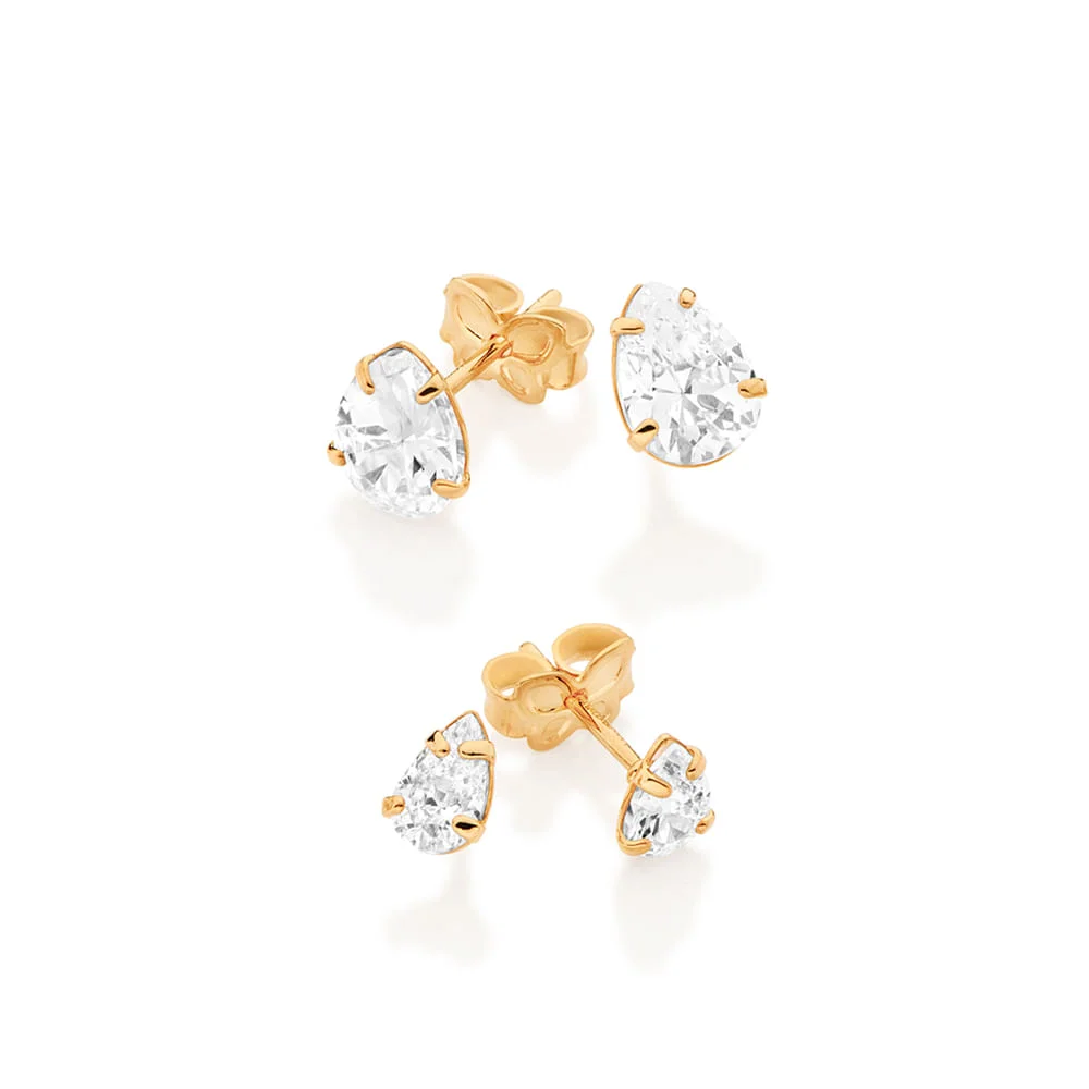Kit de aretes de gotas