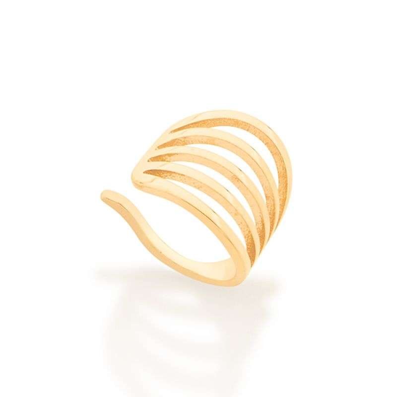 Piercing ajustable de banda enchapadas en oro de 18k 4 Piercing ajustable de banda enchapadas en oro de 18k - Imagen 2