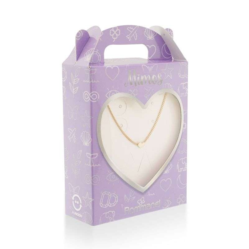 Pulsera de corazón liso Enchapadas en Oro de 18k 2 Pulsera de corazón liso Enchapadas en Oro de 18k