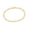 Pulsera de eslabones enchapada en oro de 18k