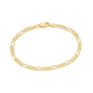 Alternative view of Pulsera de eslabones enchapada en oro de 18k