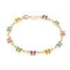 Pulsera de mariposas de colores de niñas enchapada en oro de 18k 2 pulsera de mariposas de colores de ninas 1