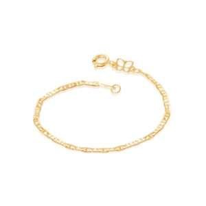 Pulsera de niños enchapada en oro de 18k