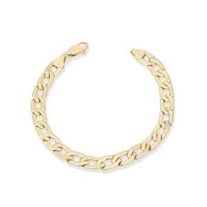 Pulsera de eslabones enchapadas en oro de 18K