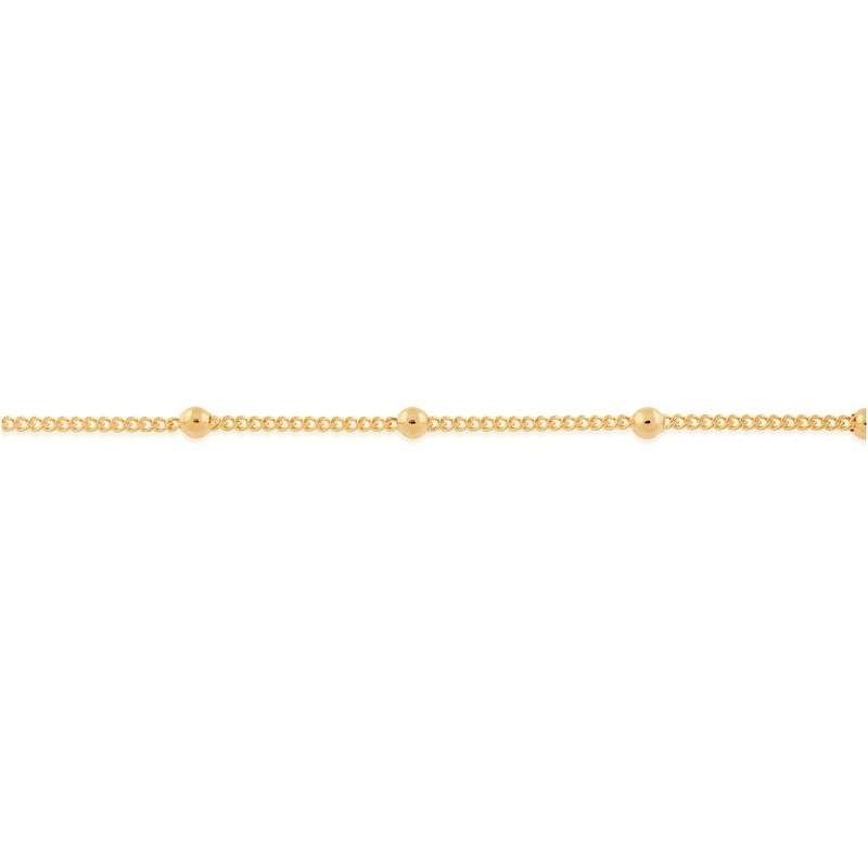 Pulsera de niñas bolas enchapadas en oro de 18k 5 Pulsera de niñas bolas enchapadas en oro de 18k - Imagen 3
