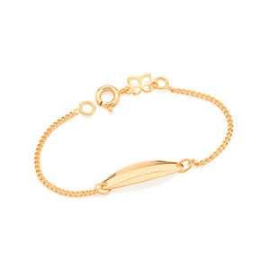 Alternative view of Pulseras de niños enchapadas en oro de 18k