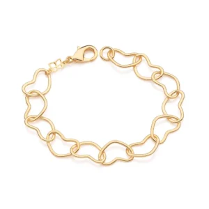 Pulsera de Corazones Entrelazados