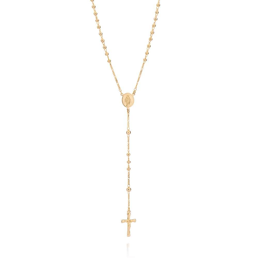 Rosario enchapadas en oro 18k 3 Rosario enchapadas en oro 18k