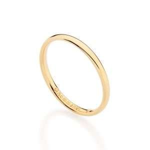 Anillo de matrimonio enchapado en oro de 18k