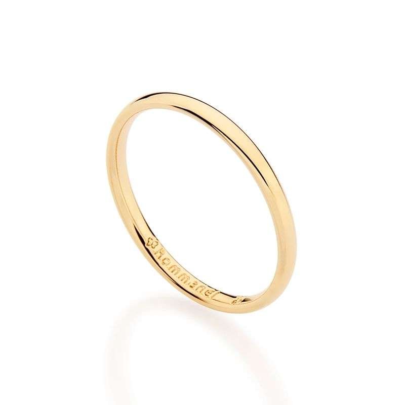 Anillo de matrimonio enchapado en oro de 18k 3 Anillo de matrimonio enchapado en oro de 18k