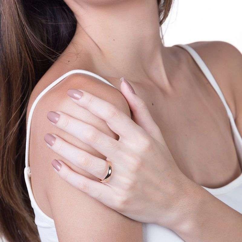 Anillo de matrimonio enchapado en oro de 18k 4 Anillo de matrimonio enchapado en oro de 18k - Imagen 2