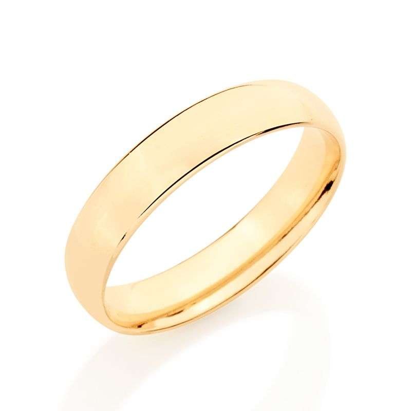 Anillo de matrimonio enchapado en oro de 18k 5 Anillo de matrimonio enchapado en oro de 18k - Imagen 3