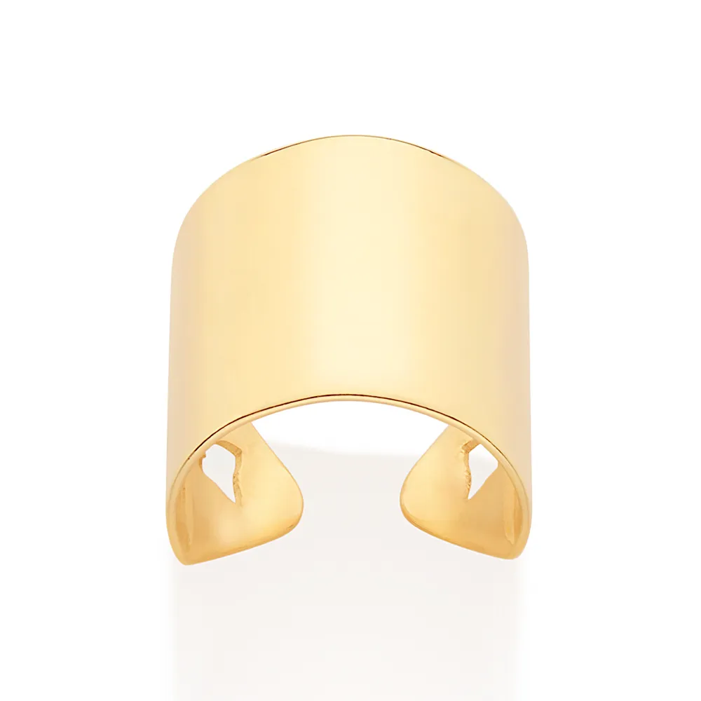 Sortijas gruesa enchapadas en oro 18K 6 Sortijas gruesa enchapadas en oro 18K - Imagen 4