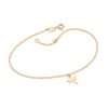 tobilleras con dijes de libelula enchapadas en oro de 18k 25 cm